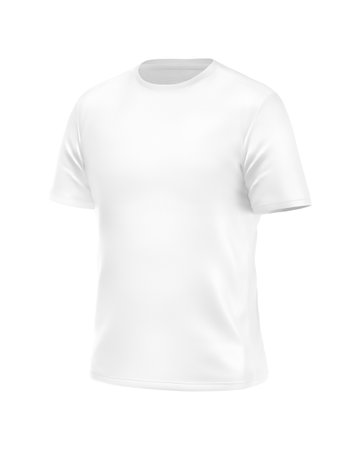 Raglan t-shirt blank template isolated on a white backgroundの写真素材