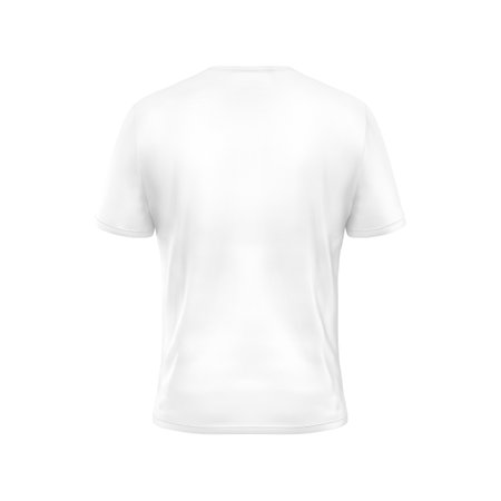 Raglan t-shirt blank template isolated on a white backgroundの写真素材