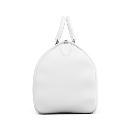 An image of a bower bag isolated on a white backgroundの写真素材
