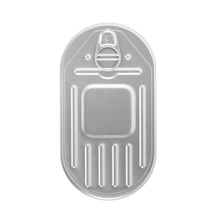 a blank Sardine Can image isolated on a white background