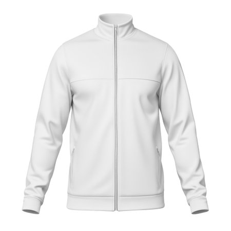 An image of a White Jacket isolated on a white backgroundの写真素材