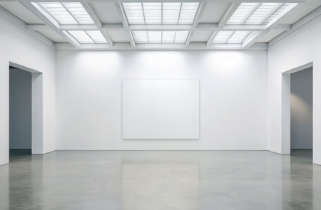 An image of Paintings in an Art Galleryの写真素材
