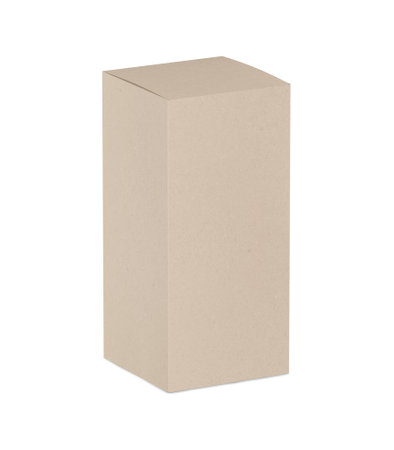 An image of a Kraft Box isolated on a white backgroundの写真素材