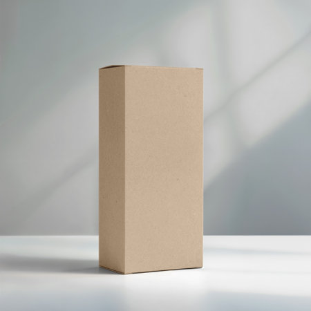 An image of a Kraft Boxの写真素材