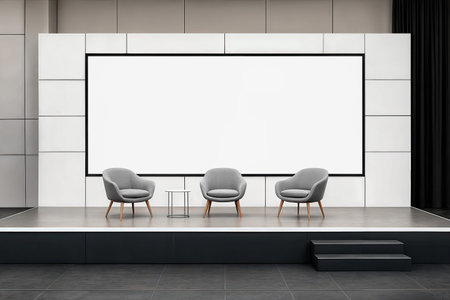 An image of a conference roomの写真素材