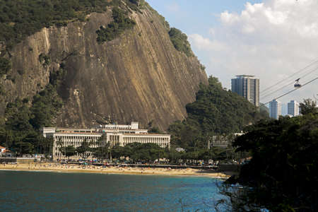 Urca Beach, Rio de Janeiro, Brazilのeditorial素材