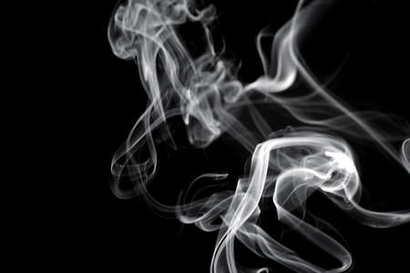 White smoke in closeupの写真素材