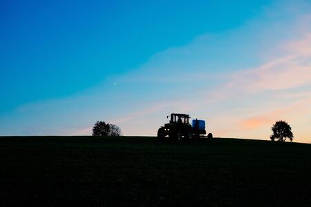 Tractor evening