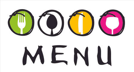 Stylist design for restaurant menu.のイラスト素材