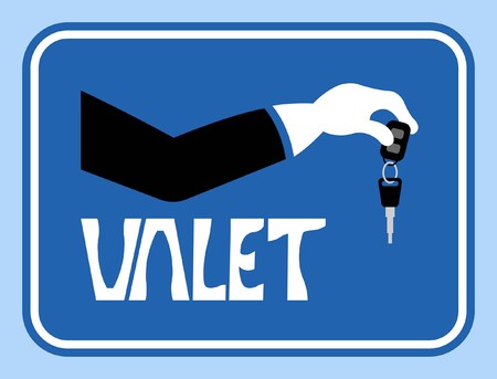 Valet logo All fonts are in font.のイラスト素材