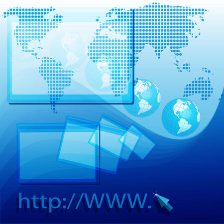 Internetのイラスト素材