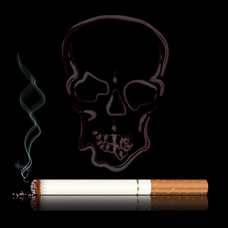 smokingのイラスト素材