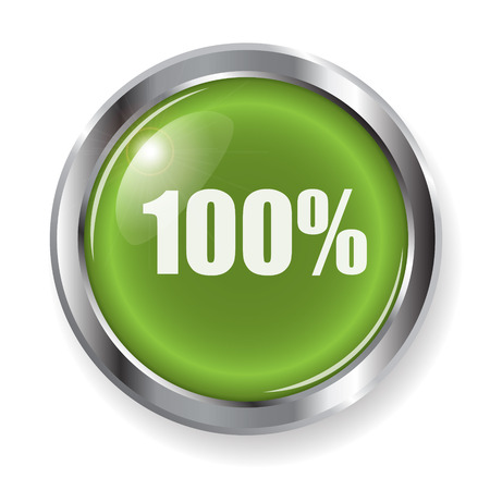 Green buttonのイラスト素材