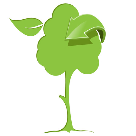 green treeのイラスト素材