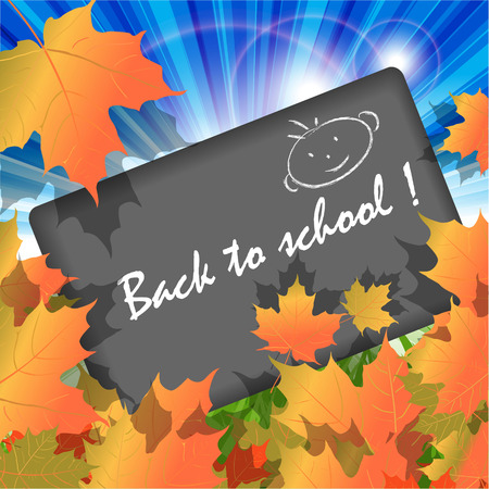 back to schoolのイラスト素材