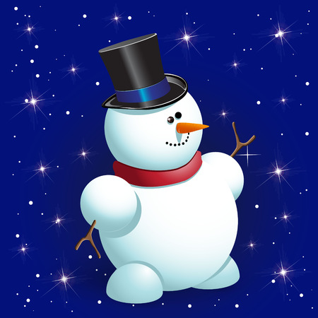 snowmanのイラスト素材