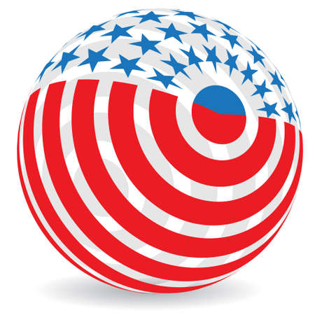 globe flagのイラスト素材