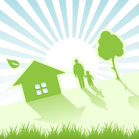 green worldのイラスト素材