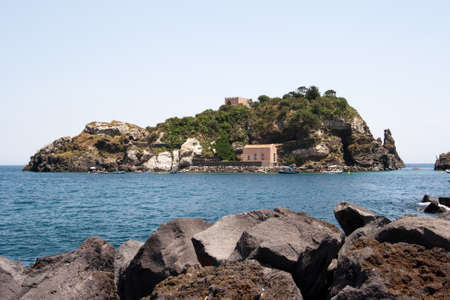 Acitrezza the rocksの写真素材