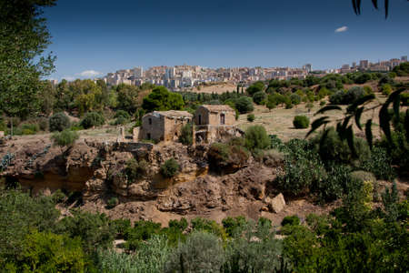 Valley of the Temples in Agrigentoの写真素材