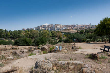 Valley of the Temples in Agrigentoの写真素材