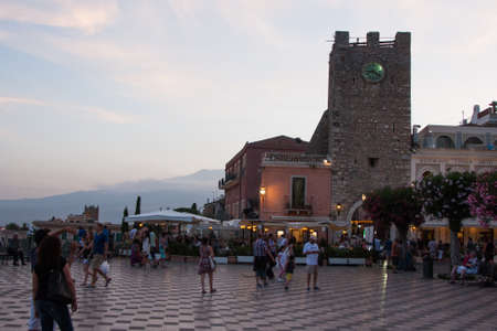 Taormina - the squareのeditorial素材