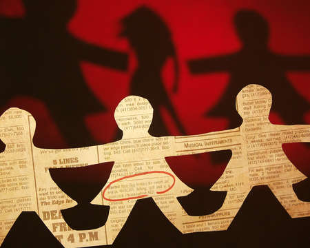 Shadow of hopeの写真素材