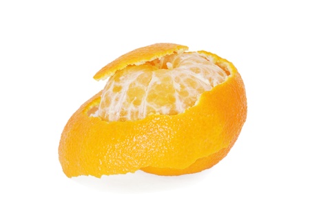Peeled mandarinの写真素材