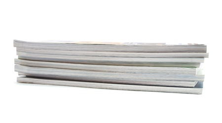 Stack of magazinesの写真素材