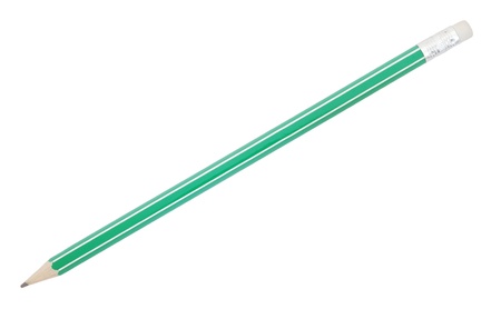 Long Pencil With Eraserの写真素材