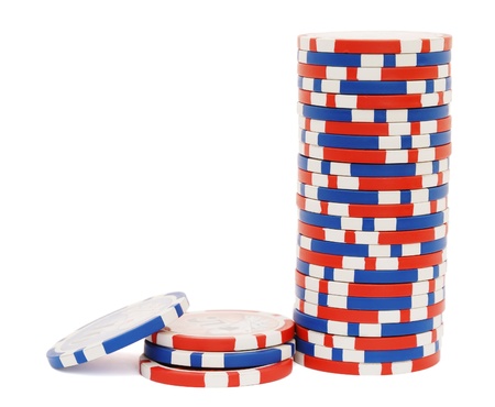 Poker chipsの写真素材