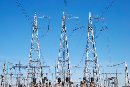Power linesの写真素材