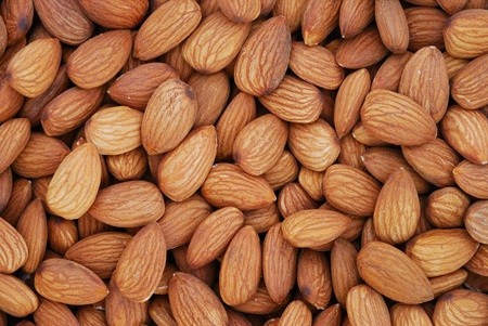 Almonds backgroundの写真素材
