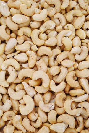 The heap of cashew nutsの写真素材