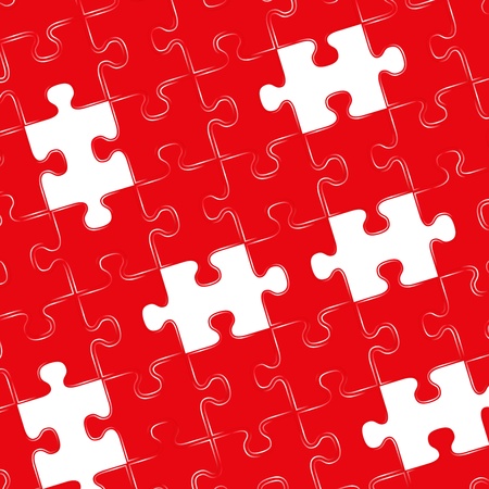 Abstract background with jigsaw puzzle piecesのイラスト素材