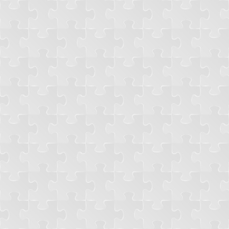 Abstract vector grey seamless puzzle background のイラスト素材