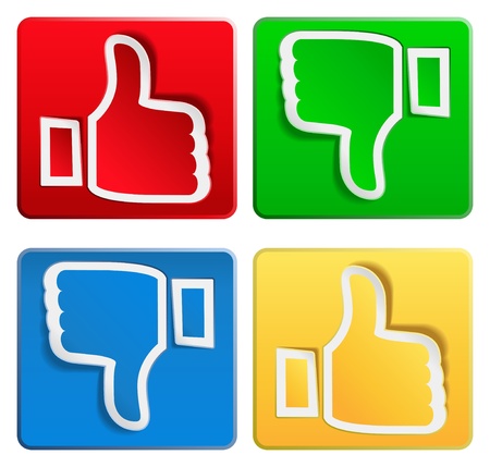 Vector Rate Buttonsのイラスト素材