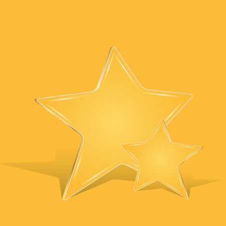 Vector Yellow Starsのイラスト素材