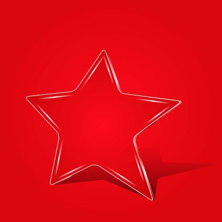 Vector red starのイラスト素材