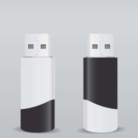 Vector USB Flash Driveのイラスト素材