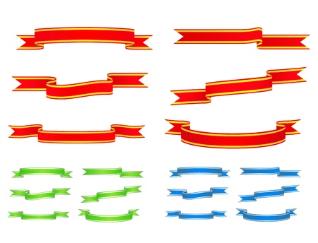 Ribbonsのイラスト素材