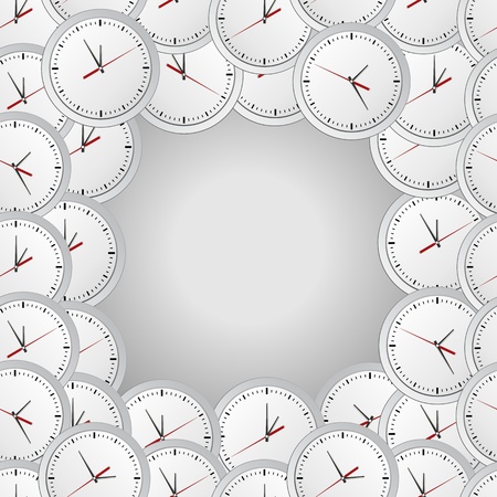 Background with wall clocksのイラスト素材