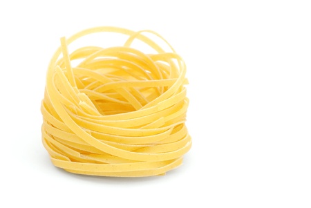 Pasta isolated on white backgroundの写真素材