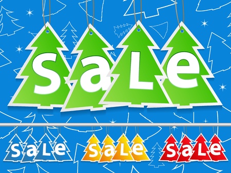 Christmas Saleのイラスト素材