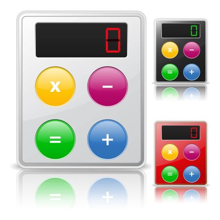 Calculator iconのイラスト素材