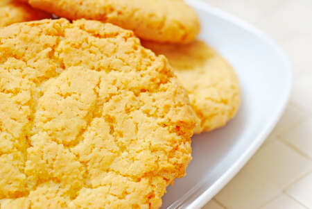 Cookies in the plateの写真素材