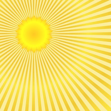 Sunburstのイラスト素材
