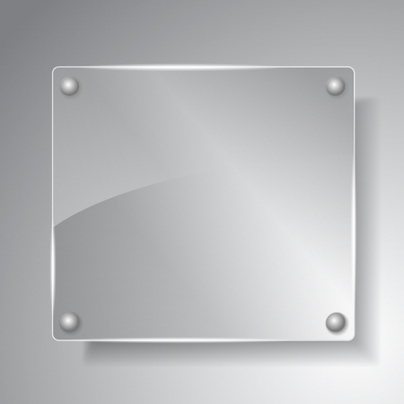 Square glass boardのイラスト素材