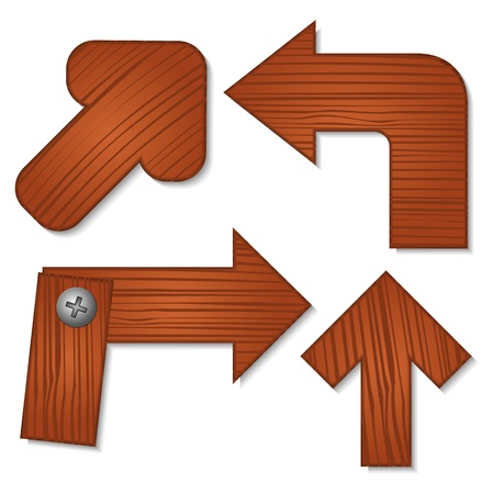 Wooden Arrowsのイラスト素材