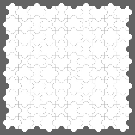 Seamless vector jigsaw puzzle backgroundのイラスト素材